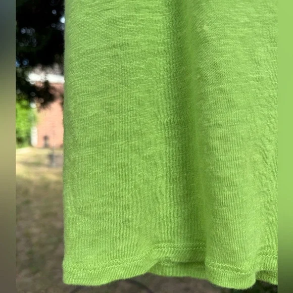 CHICO’S M Runs Large Loose Fit V-Neck Short Sleeve Light Knit Top Chico Size 1 - Picture 6 of 14